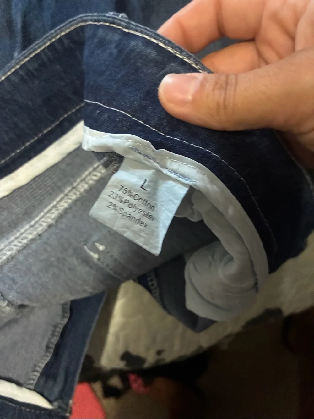 SHEIN Dark Blue Stretch Jeggings